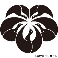 蔦形光琳鶴の家紋情報 家紋検索no 1 家紋ドットネット 日本最大 家紋7 000種以上を掲載